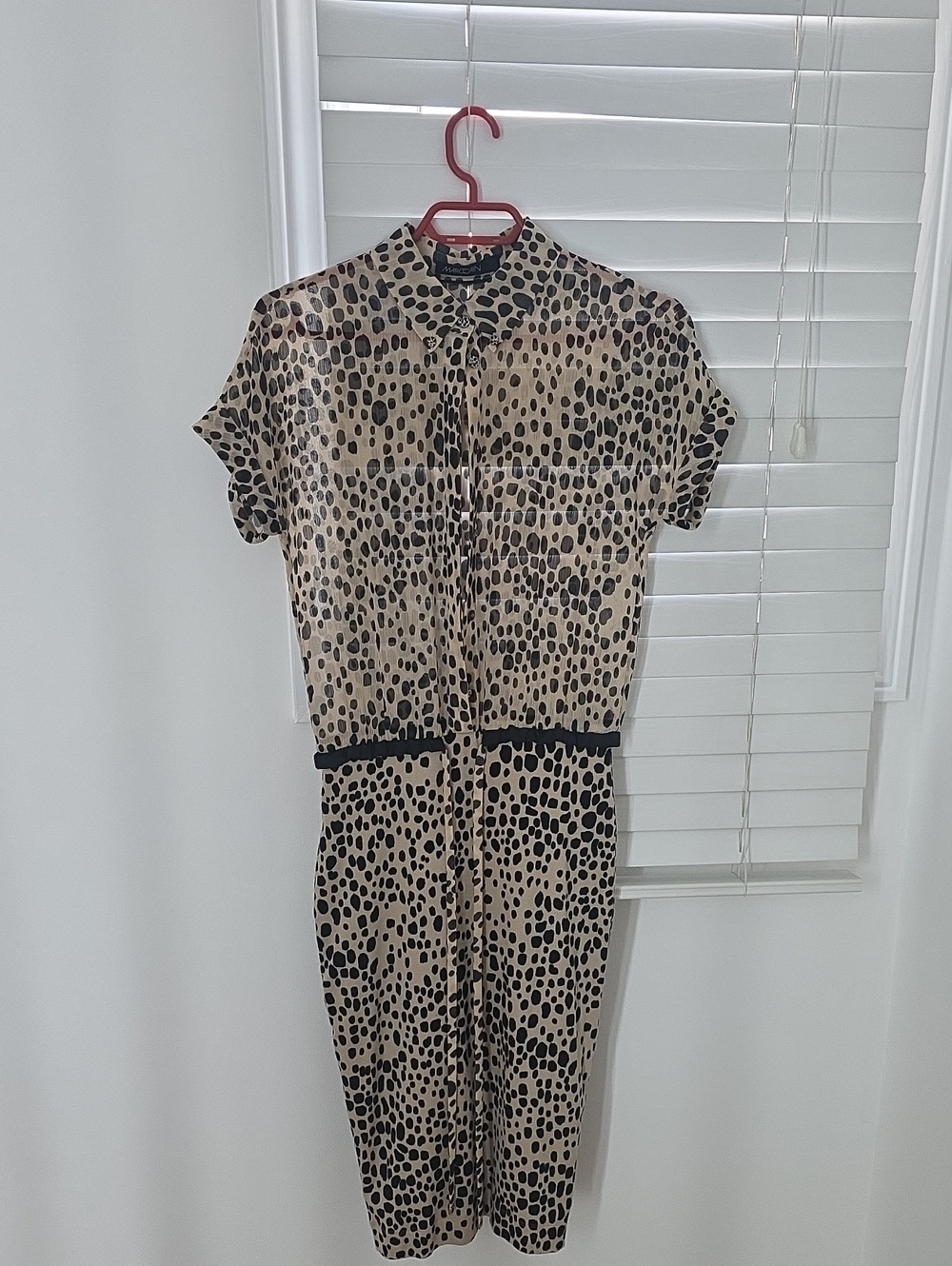 Like New Marc cain Leopard Dress In A Medium